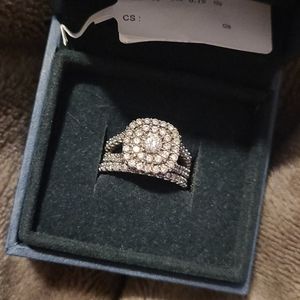 Pompeii3 wedding band set